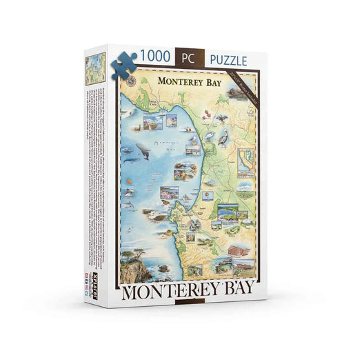 Monterey Bay 1000 Piece Jigsaw Puzzle Xplorer Maps - for just $24.99! 