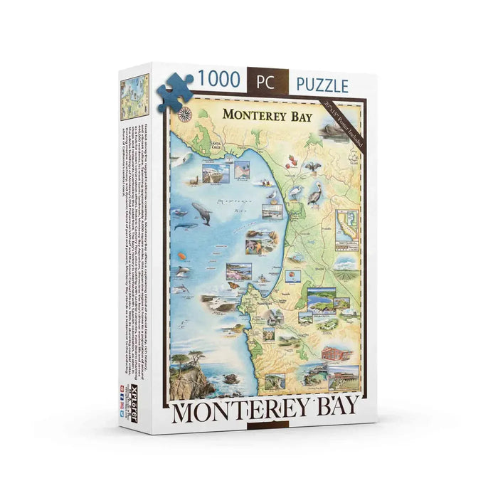 Monterey Bay 1000 Piece Jigsaw Puzzle Xplorer Maps - for just $24.99! 