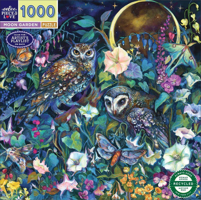 Moon Garden 1000 Piece Jigsaw Puzzle eeBoo - for just $26.99! 