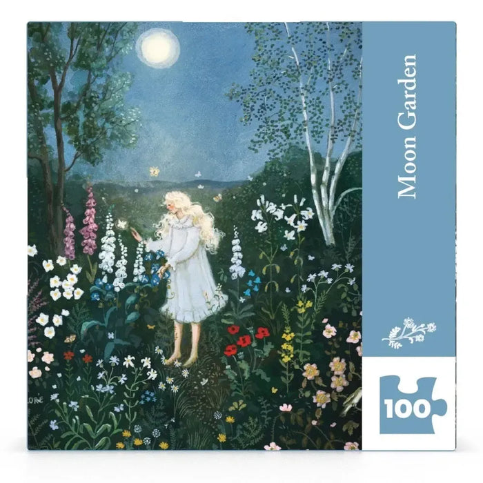 Moon Garden by Loré Pemberton 100 Piece Mini Jigsaw Puzzle NYPC - for just $14.99! 