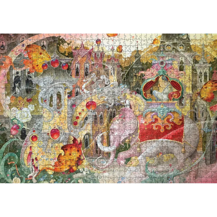 Moon Voyage by Daniel Merriam 1000 Piece Jigsaw Puzzle Pomegranate - for just $24.99! 