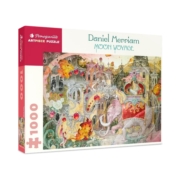 Moon Voyage by Daniel Merriam 1000 Piece Jigsaw Puzzle Pomegranate - for just $24.99! 