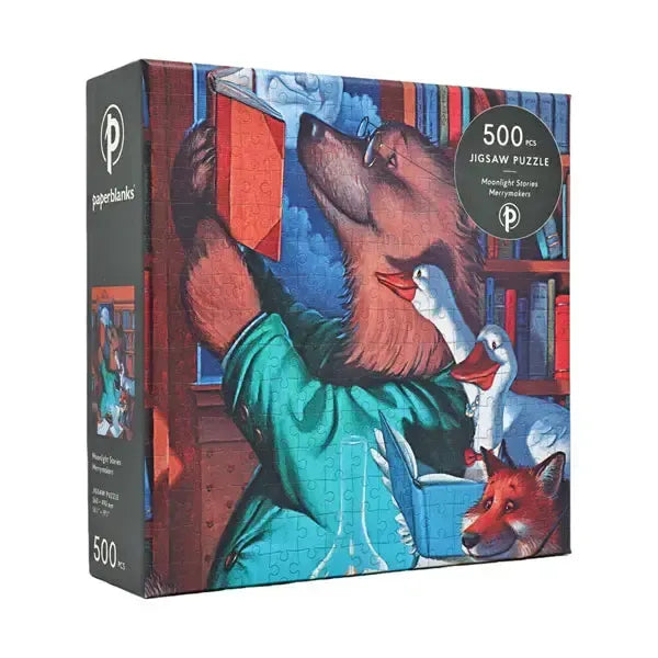 Moonlight Stories Merrymakers 500 Piece Jigsaw Puzzle Paperblanks - for just $22.99! 