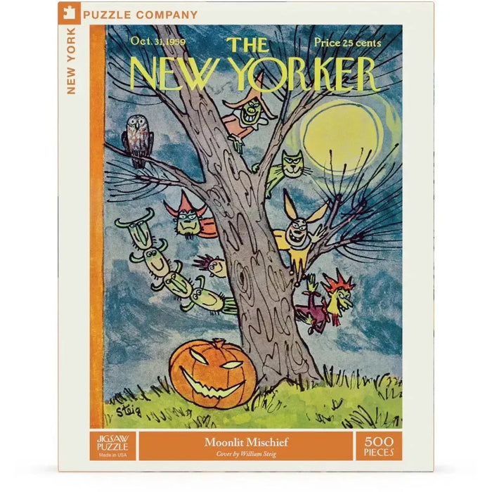 Moonlit Mischief 500 Piece Jigsaw Puzzle NYPC - for just $26.99! 
