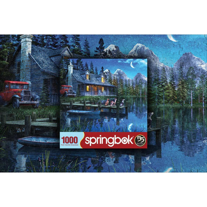 Moonlit Night 1000 Piece Jigsaw Puzzle Springbok - for just $19.99! 
