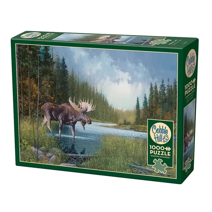 Moose Lake 1000 Piece Jigsaw Puzzle Cobble Hill - for just $20.99! 
