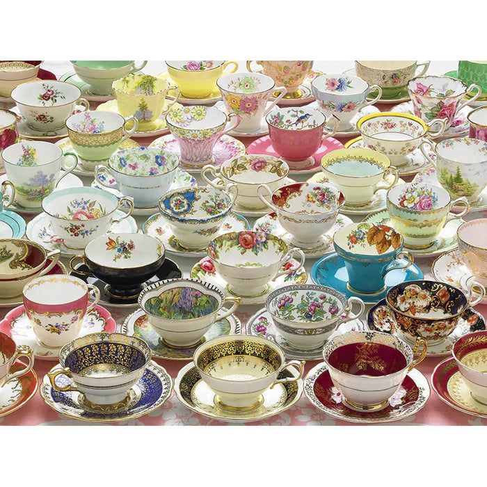 More Teacups 275 Large Piece Jigsaw Puzzle Cobble Hill - for just $17.99! 