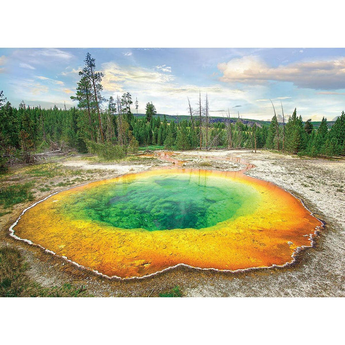 Morning Glory Pool Yellowstone 1000 Piece Jigsaw Puzzle Eurographics - for just $21.99! 