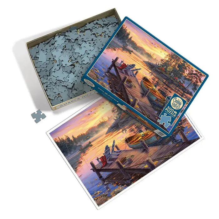 Morning Paradise 500 Piece Jigsaw Puzzle Cobble Hill - for just $17.99! 