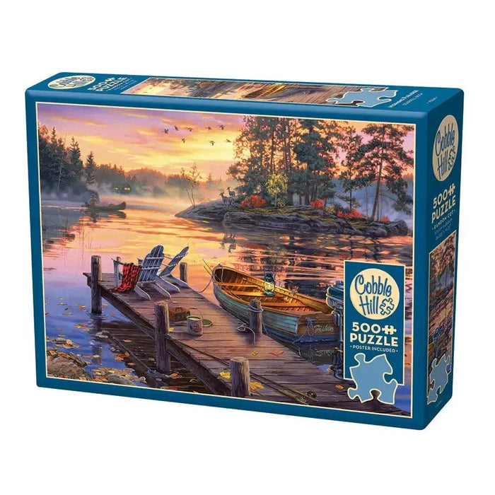 Morning Paradise 500 Piece Jigsaw Puzzle Cobble Hill - for just $17.99! 