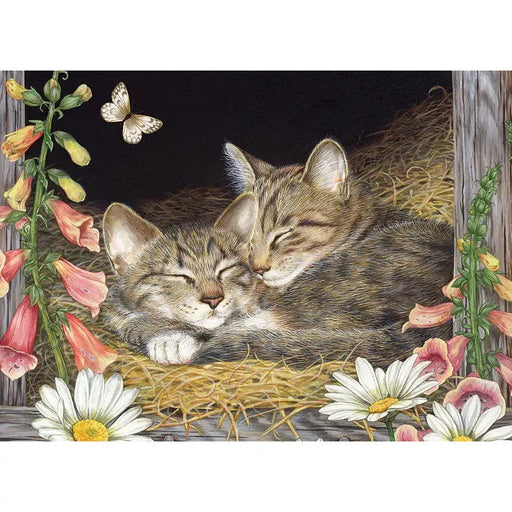 Morning Snooze 35 Piece Tray Jigsaw Puzzle Cobble Hill - for just $9.99! 