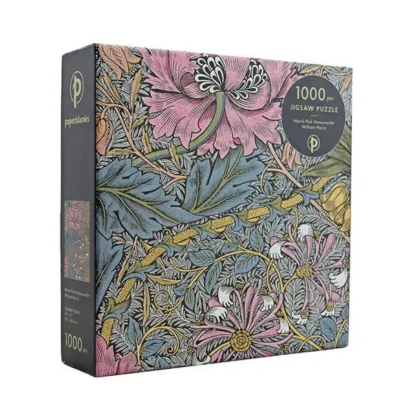 Morris Pink Honeysuckle 1000 Piece Jigsaw Puzzle Paperblanks - for just $25.99! 