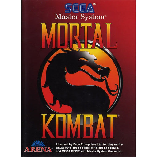 Mortal Kombat (Sega Master System) - Just $0! Shop now at Retro Gaming of Denver