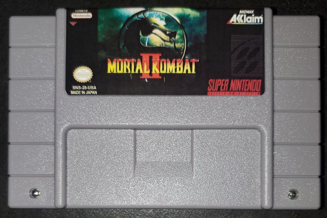 Mortal Kombat 2 SNES Video Game Cartridge Super Nintendo - for just $19.49! 
