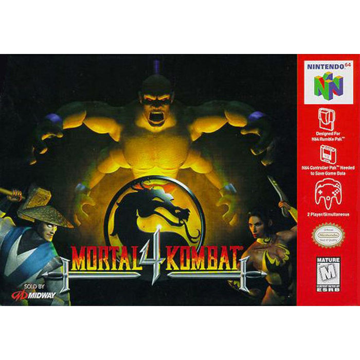 Mortal Kombat 4 (Nintendo 64) - Just $0! Shop now at Retro Gaming of Denver