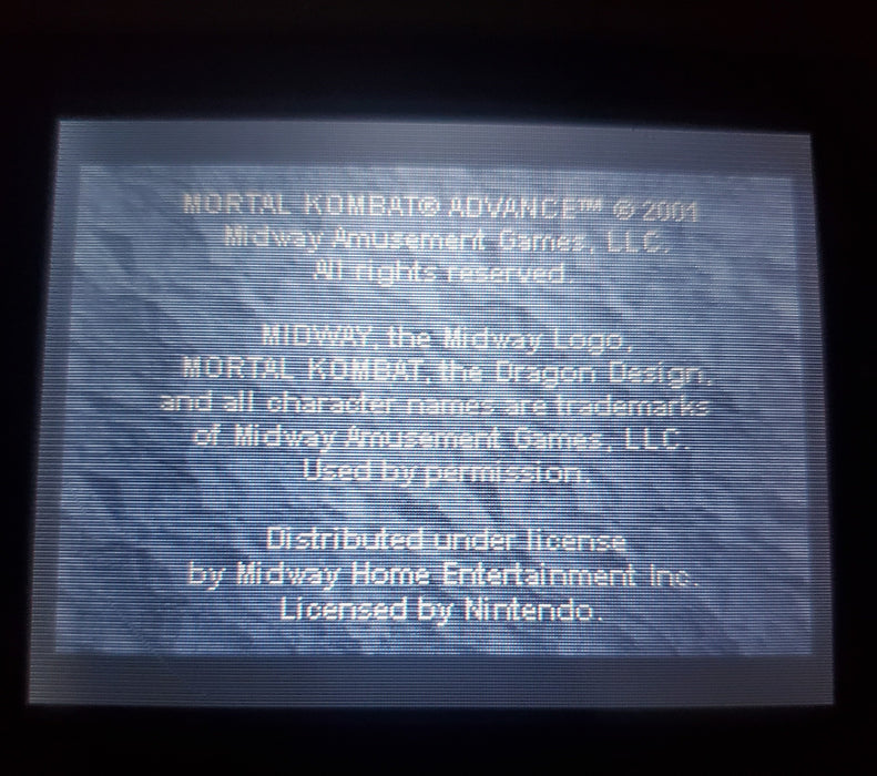 Mortal Kombat Advance MKA GBA Video Game Boy Advance Nintendo 2001 - for just $12.50! 