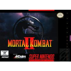 Front cover view of Mortal Kombat II - Super Nintendo