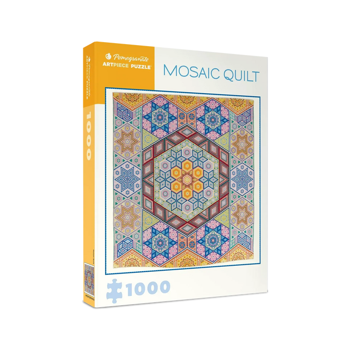 Mosaic Quilt 1000 Piece Jigsaw Puzzle Pomegranate - for just $24.99! 