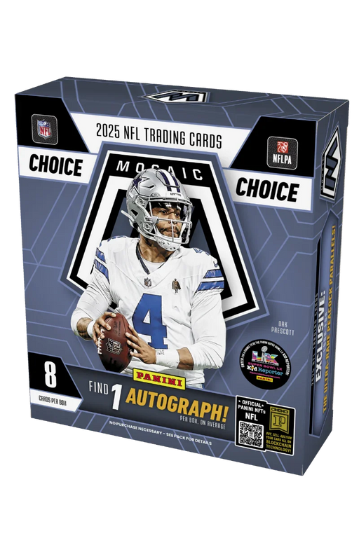 2025 Panini Mosaic NFL Trading Card Box (Choice) - for just $425! 