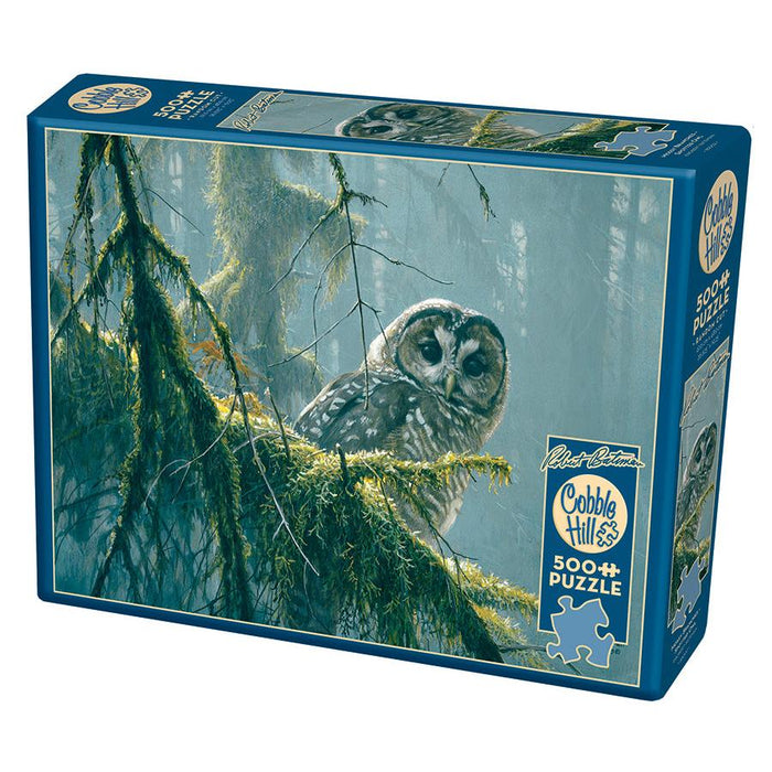 Mossy Branches - Spotted Owl 500 Piece Jigsaw Puzzle Cobble Hill - for just $17.99! 