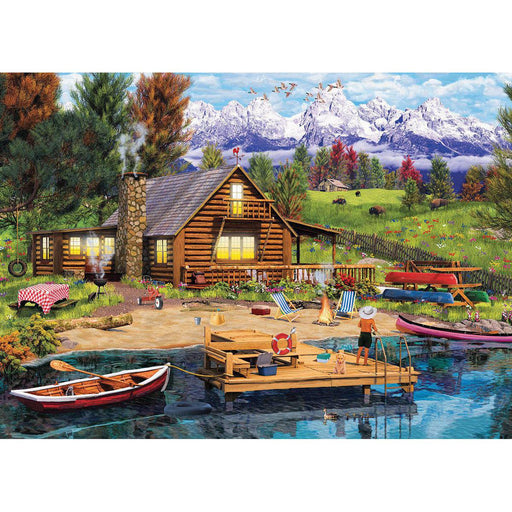 Mountain Cabin 1000 Piece Jigsaw Puzzle Eurographics - for just $21.99! 