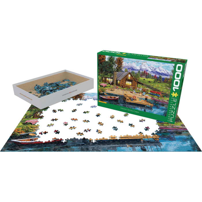 Mountain Cabin 1000 Piece Jigsaw Puzzle Eurographics - for just $21.99! 