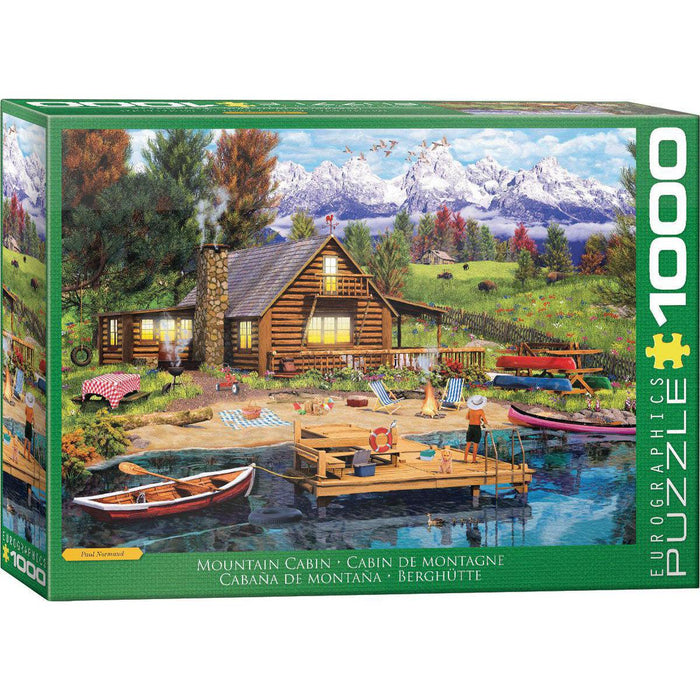 Mountain Cabin 1000 Piece Jigsaw Puzzle Eurographics - for just $21.99! 