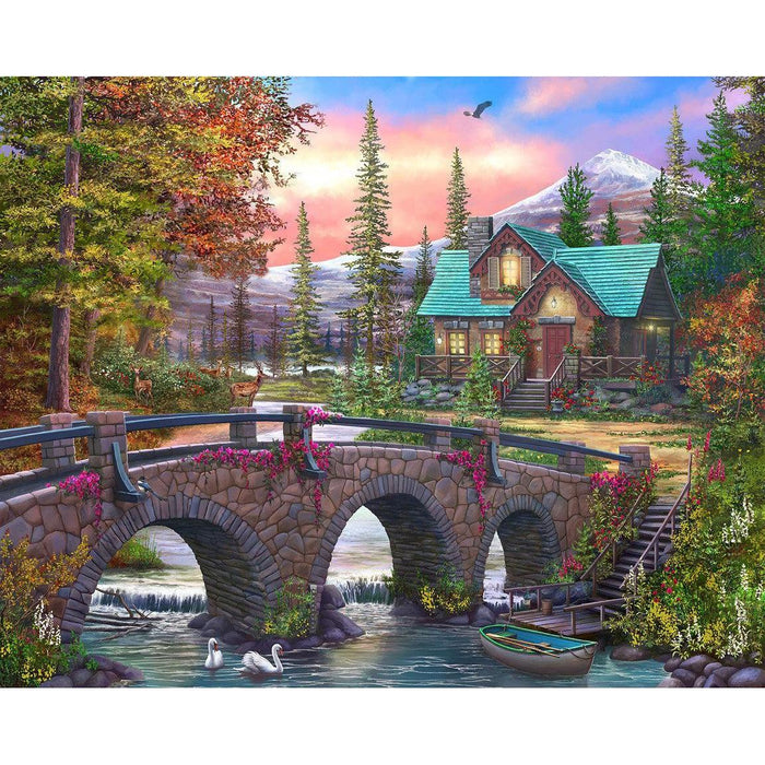 Mountain Home Sunrise 1000 Piece Jigsaw Puzzle Springbok - for just $19.99! 