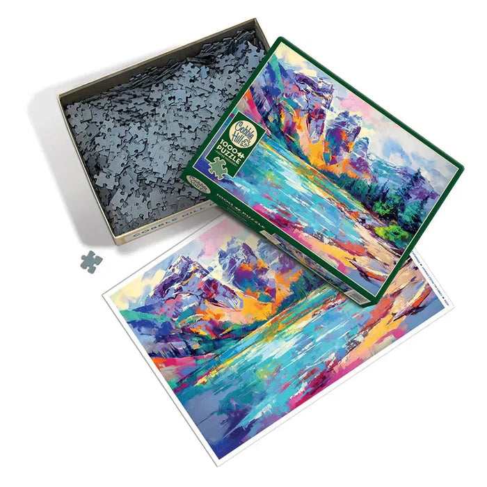 Mountain Lake 1000 Piece Jigsaw Puzzle Cobble Hill - for just $19.99! 