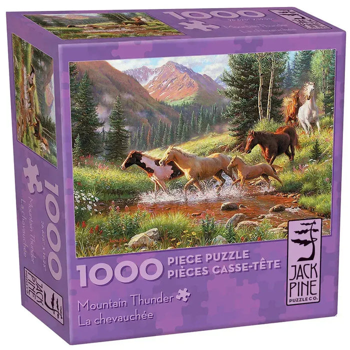 Mountain Thundaer 1000 Piece Jigsaw Puzzle Jack Pine - for just $14.99! 