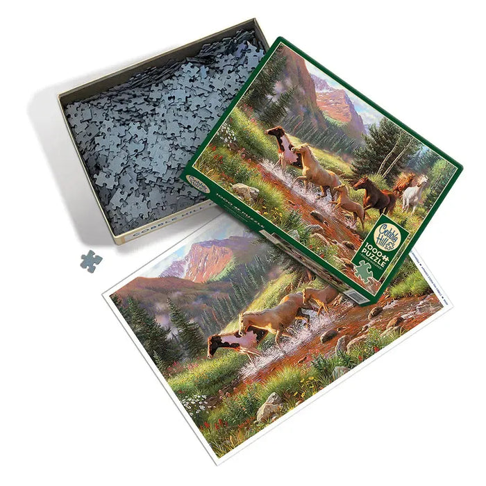 Mountain Thunder 1000 Piece Jigsaw Puzzle Cobble Hill - for just $19.99! 