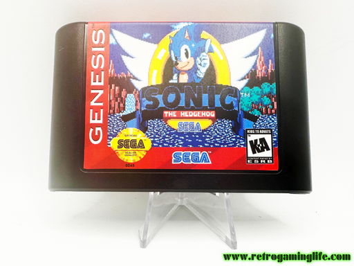 Movie Sonic in Sonic the Hedgehog Sega Genesis Repro Game Cart - for just $19.99! 