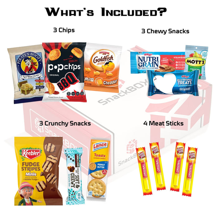 Sweet and Salty SnackBOX Care Package (13 Snacks) - for just $22.99! 