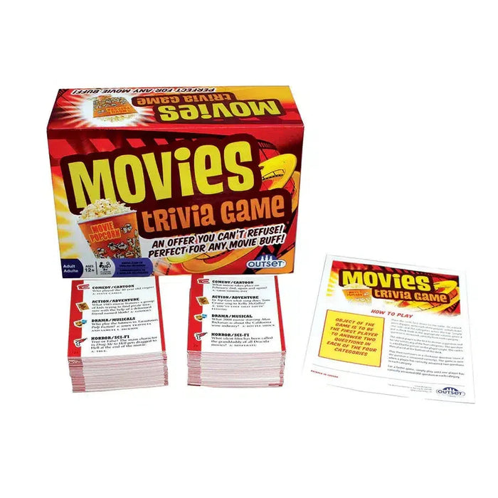 Movies Trivia Card Game Outset - for just $14.99! 