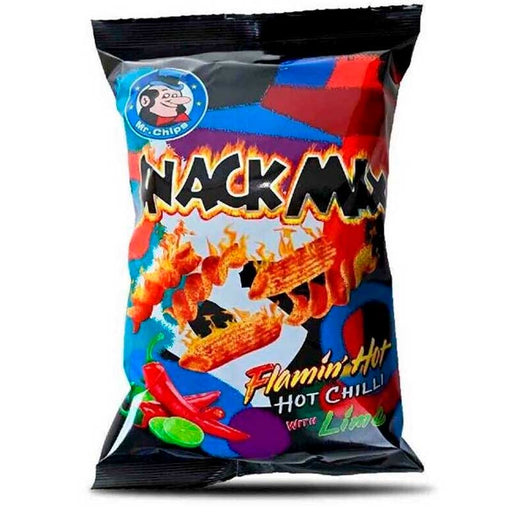 Mr. Chips Flamin' Hot Lime Snack Mix 80g - Spicy Crunchy Snack Experience - for just $3! 