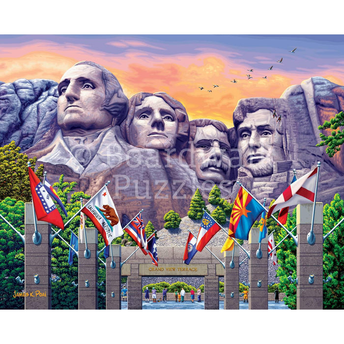 Mt. Rushmore 210 Piece Jigsaw Puzzle Boardwalk - for just $11.99! 