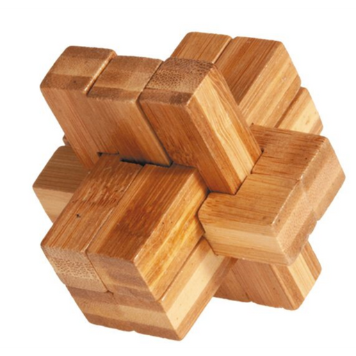 Multi Cross 3D Bamboo Puzzle Fridolin - for just $5.99! 