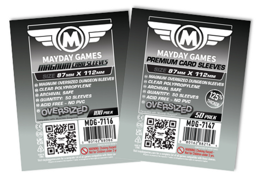 "Munchkin Dungeon" Compatible Sleeves Magnum Oversized (87x112mm) - for just $4! 