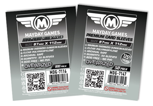 "Munchkin Dungeon" Compatible Sleeves Magnum Oversized (87x112mm) - for just $4! 