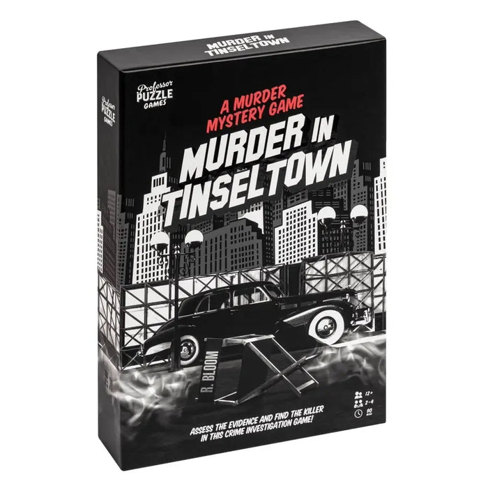 Murder in Tinseltown - Crime-Solving Detective Puzzle Game - Professor Puzzle - for just $19.99! 