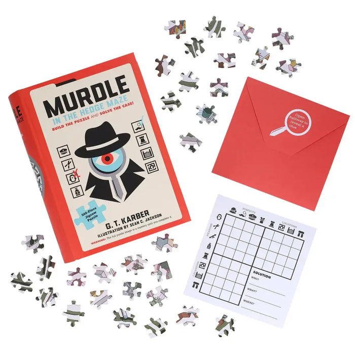 Murdle In the Hedge Maze 500 Piece Jigsaw Game Puzzle Chronicle - for just $19.99! 