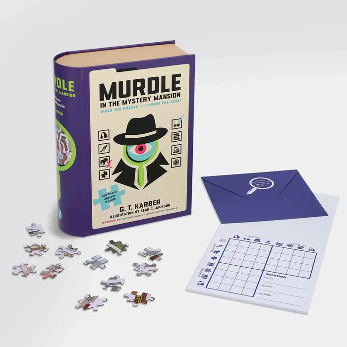 Murdle In the Mystery Mansion 500 Piece Jigsaw Game Puzzle Chronicle - for just $19.99! 