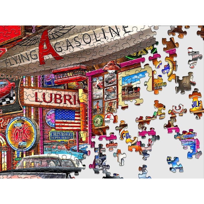 Muscle Car Museum 1000 Piece Jigsaw Puzzle Springbok - for just $19.99! 