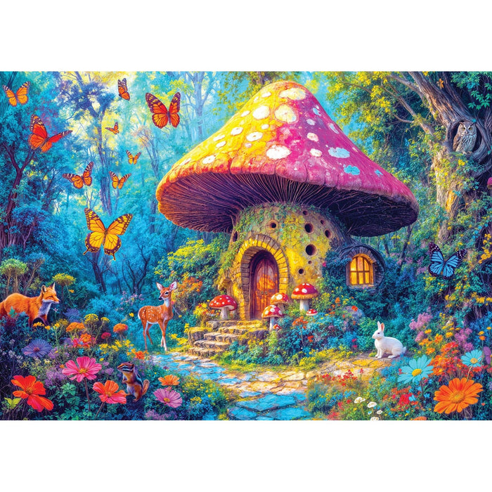 Mushroom Cottage 1000 Piece Jigsaw Puzzle Enjoy - for just $24.99! 