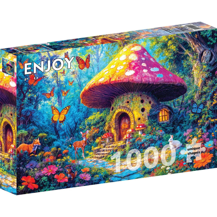 Mushroom Cottage 1000 Piece Jigsaw Puzzle Enjoy - for just $24.99! 