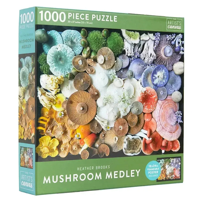 Mushroom Medley 1000 Piece Jigsaw Puzzle Insights - for just $19.99! 