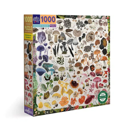 Mushroom Rainbow 1000 Piece Jigsaw Puzzle eeBoo - for just $26.99! 