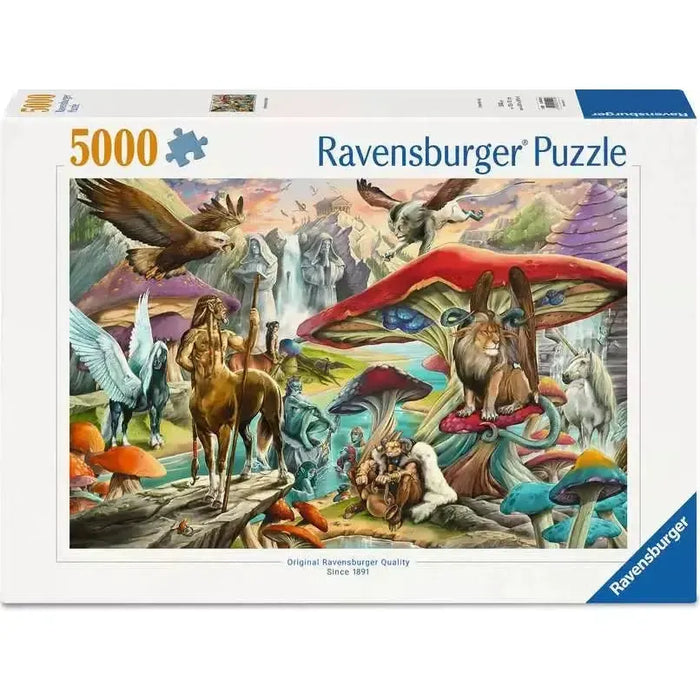 Mushrooms & Myths 5000 Piece Jigsaw Puzzle Ravensburger - for just $109.99! 