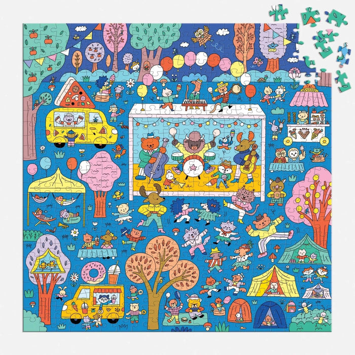 Music Festival Search & Find 500 Piece Jigsaw Puzzle Mudpuppy - for just $17.99! 