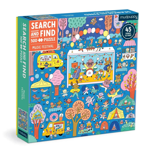 Music Festival Search & Find 500 Piece Jigsaw Puzzle Mudpuppy - for just $17.99! 